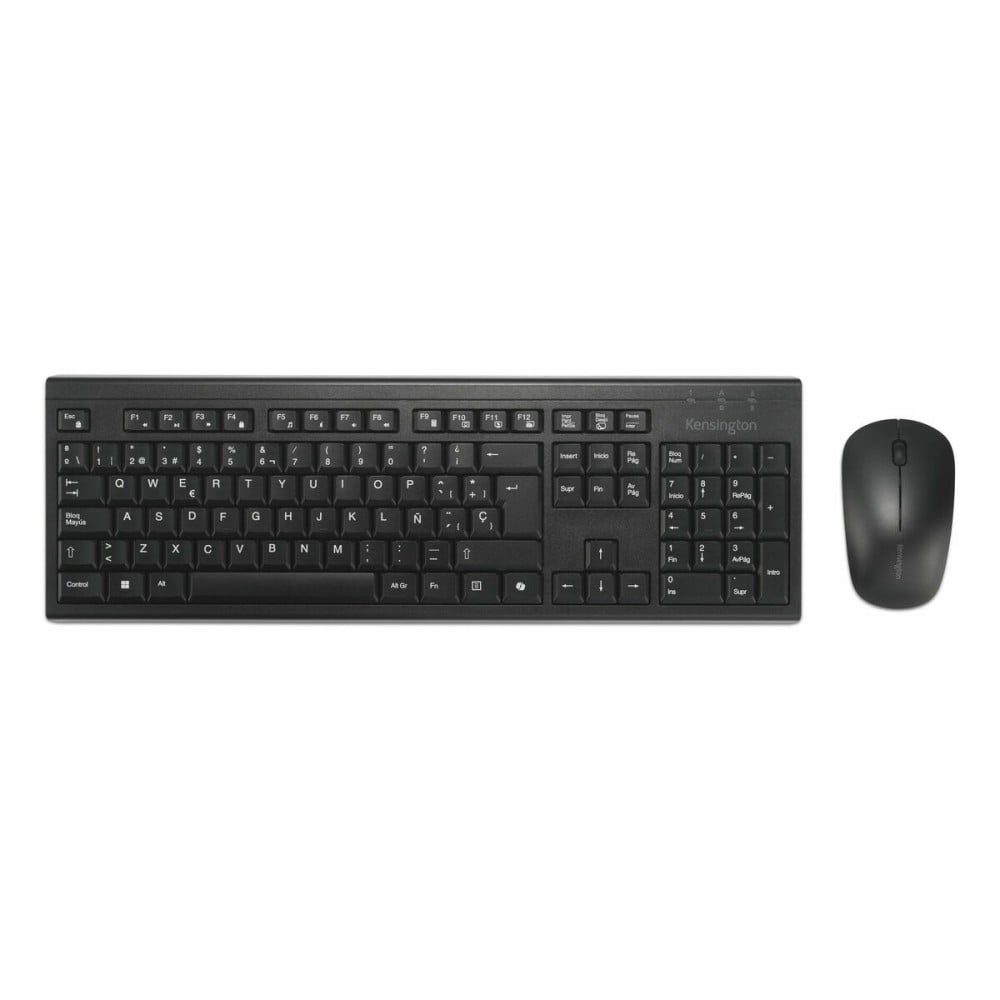 clavier et souris Kensington K75560ES Noir Espagnol Qwerty