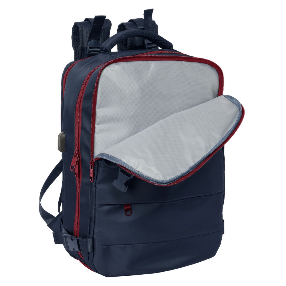 Schulrucksack F.C. Barcelona Blau Granatrot
