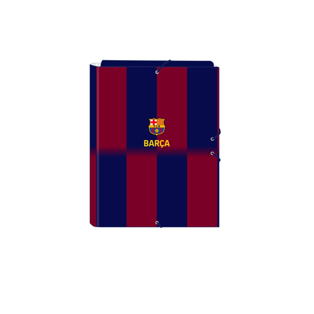 Reliure à anneaux F.C. Barcelona Bleu Bordeaux A4 26 x 33.5 x 2.5 cm