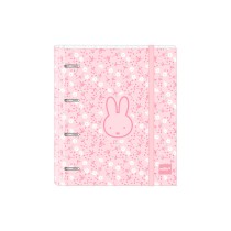 Reliure à anneaux Miffy Flores 27 x 32 x 3.5 cm