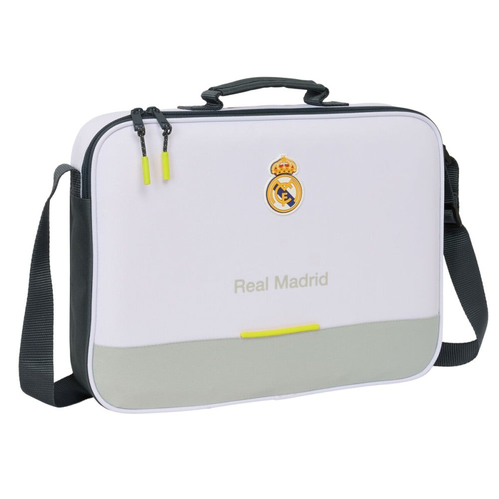 Schulrucksack Real Madrid C.F. Weiß 38 x 28 x 6 cm
