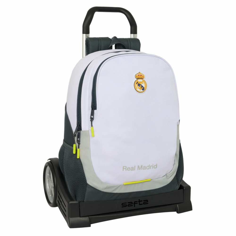 Schulrucksack Real Madrid C.F. Weiß 32 x 44 x 16 cm