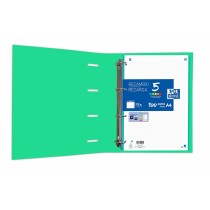 Reliure à anneaux Oxford Touch Europeanbinder Menthe A4 A4+