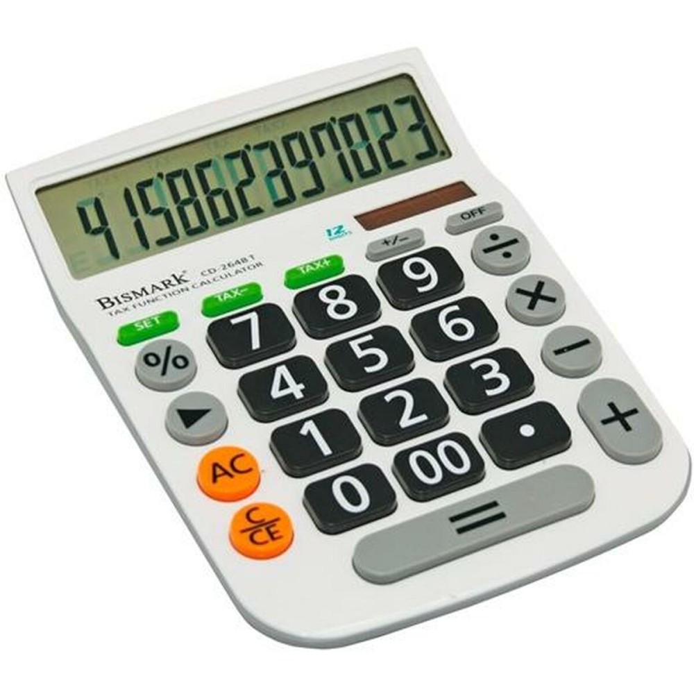 Calculator Bismark CD-2648T White