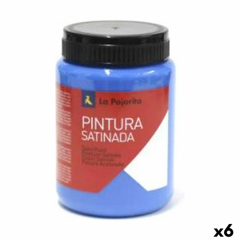 Tempera La Pajarita Intense L-12 6 Stücke Blau Satin