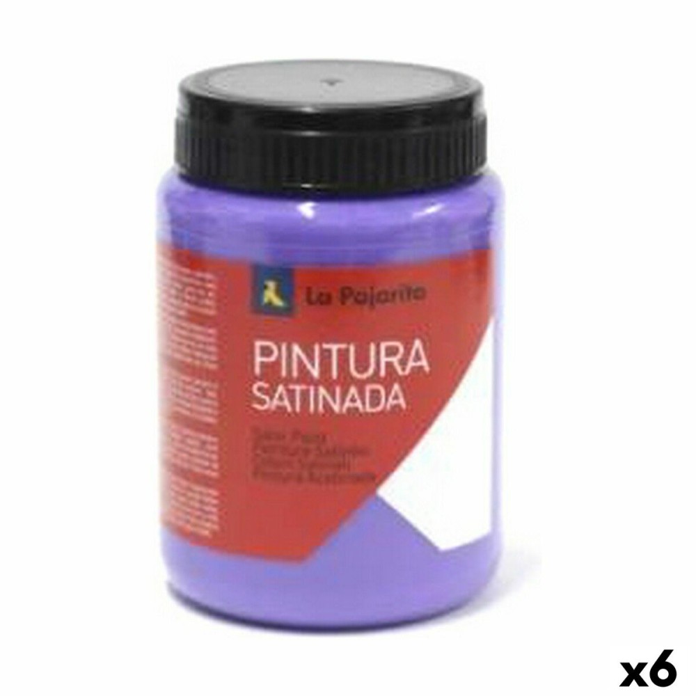 Tempera La Pajarita L-13 6 Pieces Violet Satin finish School