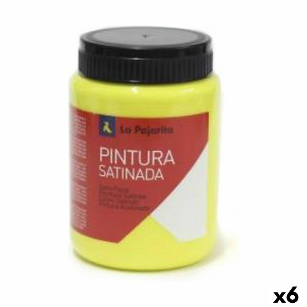 Tempera La Pajarita Lemon L-01 6 Stücke Satin Schulisch Gelb