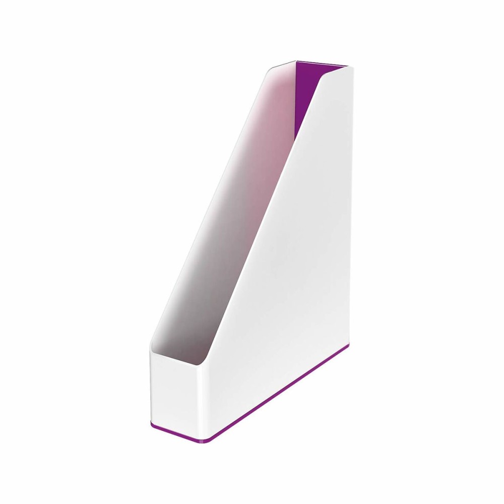 Porte-revues Leitz Blanc Violet A4 polystyrène 7,3 x 31,8 x 27,2 cm