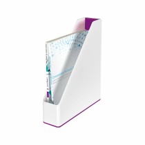 Magazine rack Leitz White Violet A4 polystyrene 7,3 x 31,8 x 27,2 cm