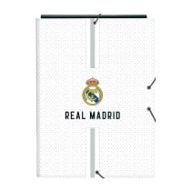 Ring binder Real Madrid C.F. White Grey A4 26 x 33.5 x 2.5 cm