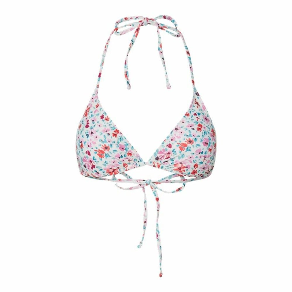 Büstenhalter Pieces Pcbaomi Triangle Weiß Bikini