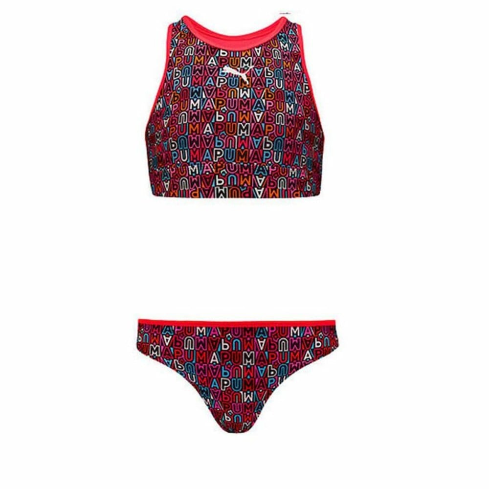 Bikiniunterteil für Mädchen Puma Printed Set Rot