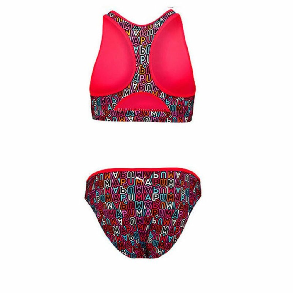 Bas de Bikini Pour Filles Puma Printed Set Rouge