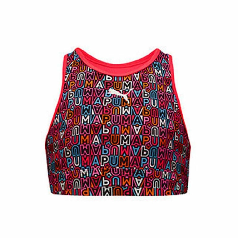 Bikini Bottoms For Girls Puma Printed Set Red