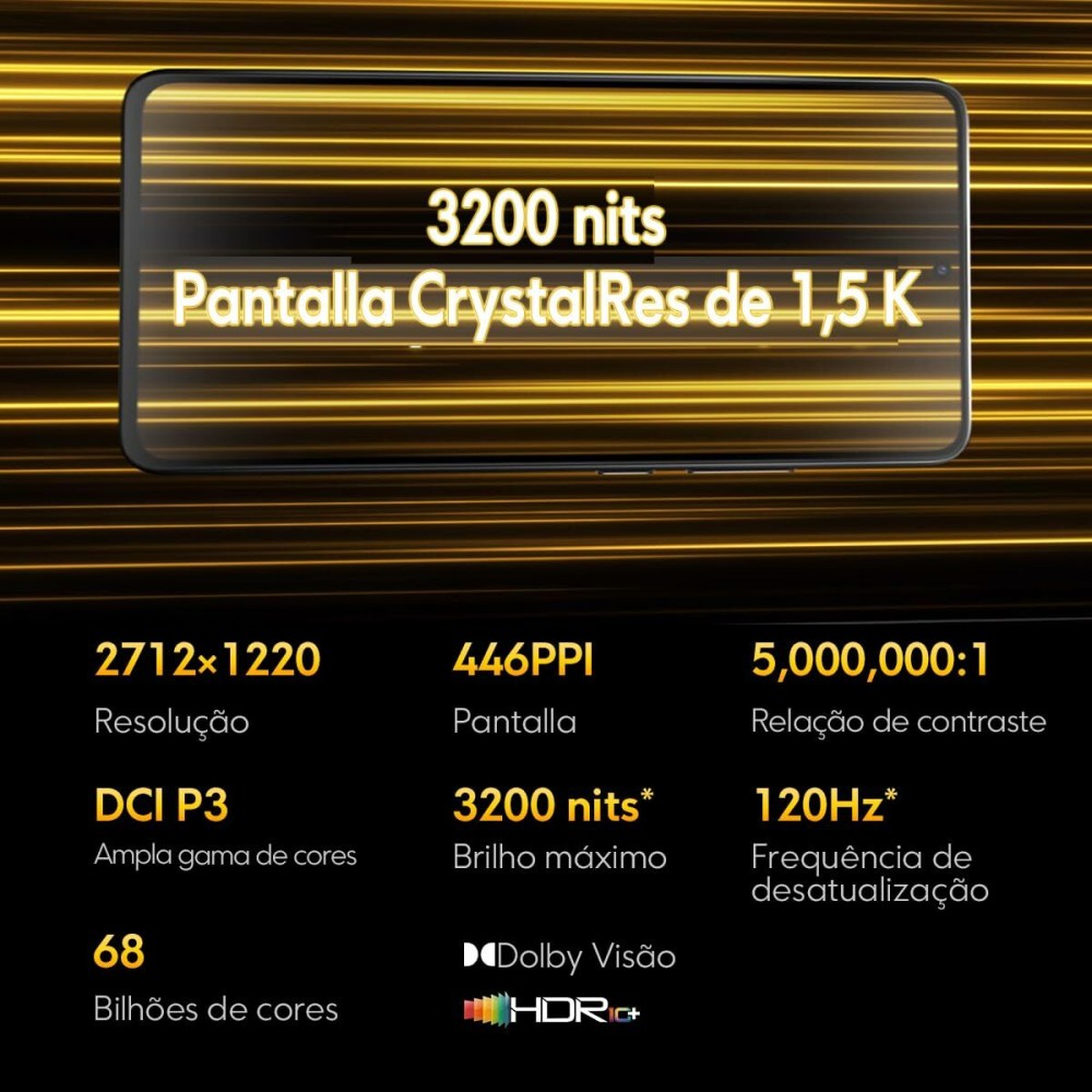 Smartphone Xiaomi XIA-SP POCO X7P 5G 12-256 YE Octa Core 12 GB RAM 256 GB 6,67" Yellow