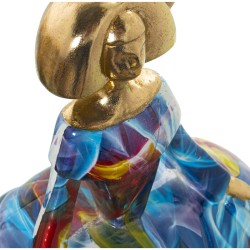 Decorative Figure Alexandra House Living Multicolour Plastic Dress Paint 19 x 27 x 33 cm