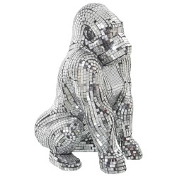 Decorative Figure Alexandra House Living Plastic Gorilla 21 x 22 x 32 cm Mirrors