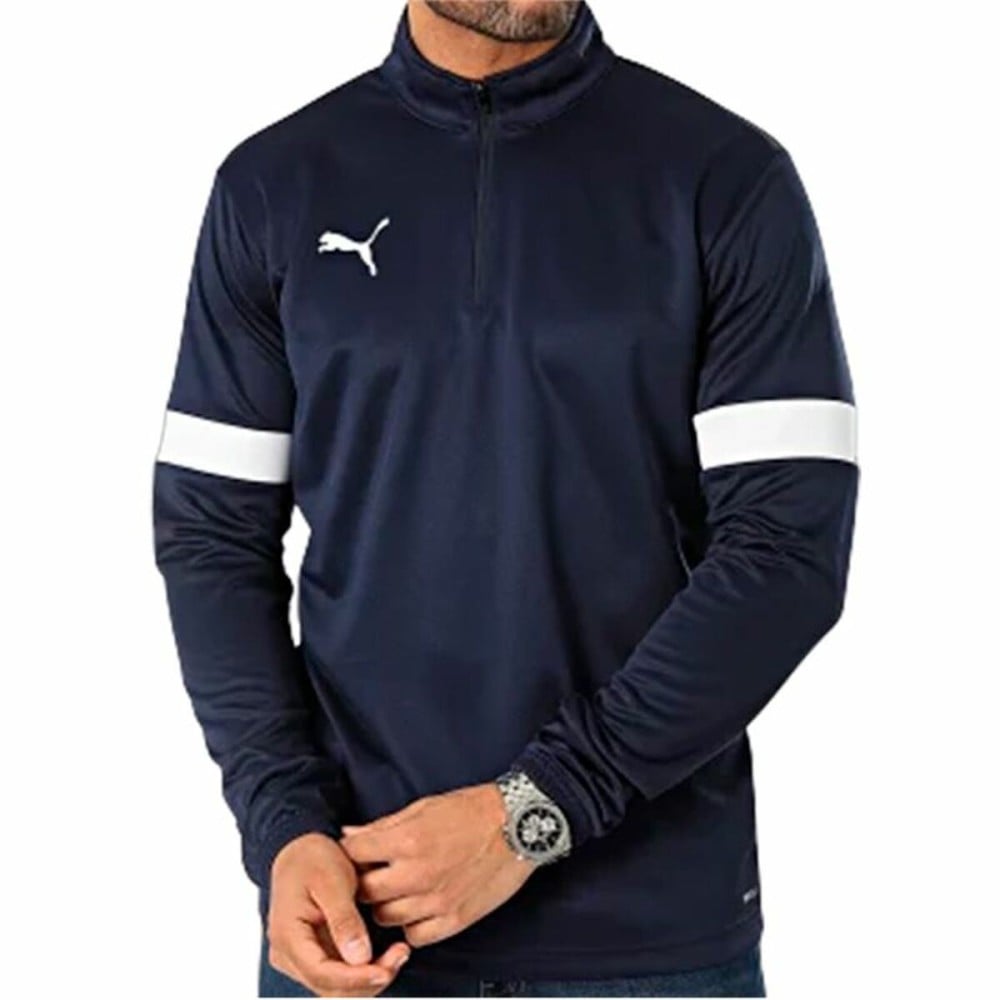 Herren Sweater ohne Kapuze Puma individualRISE 1/4 Z Navy