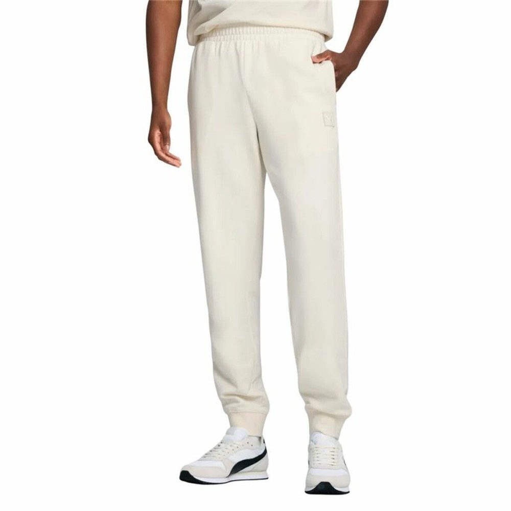 Trousers Puma Essentials Elevated TR White Natural