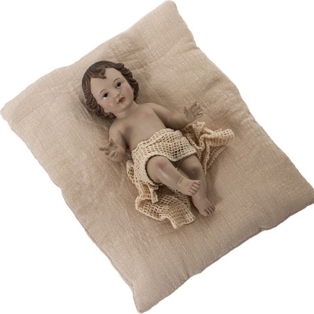 Decorative Figure Alexandra House Living Beige Plastic Baby Jesus 12 x 18 x 26 cm Cushion