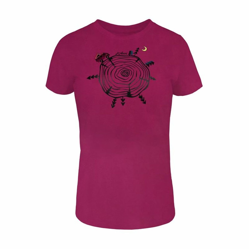 Maillot de Corps de Sport à Manches Coupe Joluvi Wood W Magenta