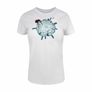 Maillot de Corps de Sport à Manches Coupe Joluvi Wood W Blanc