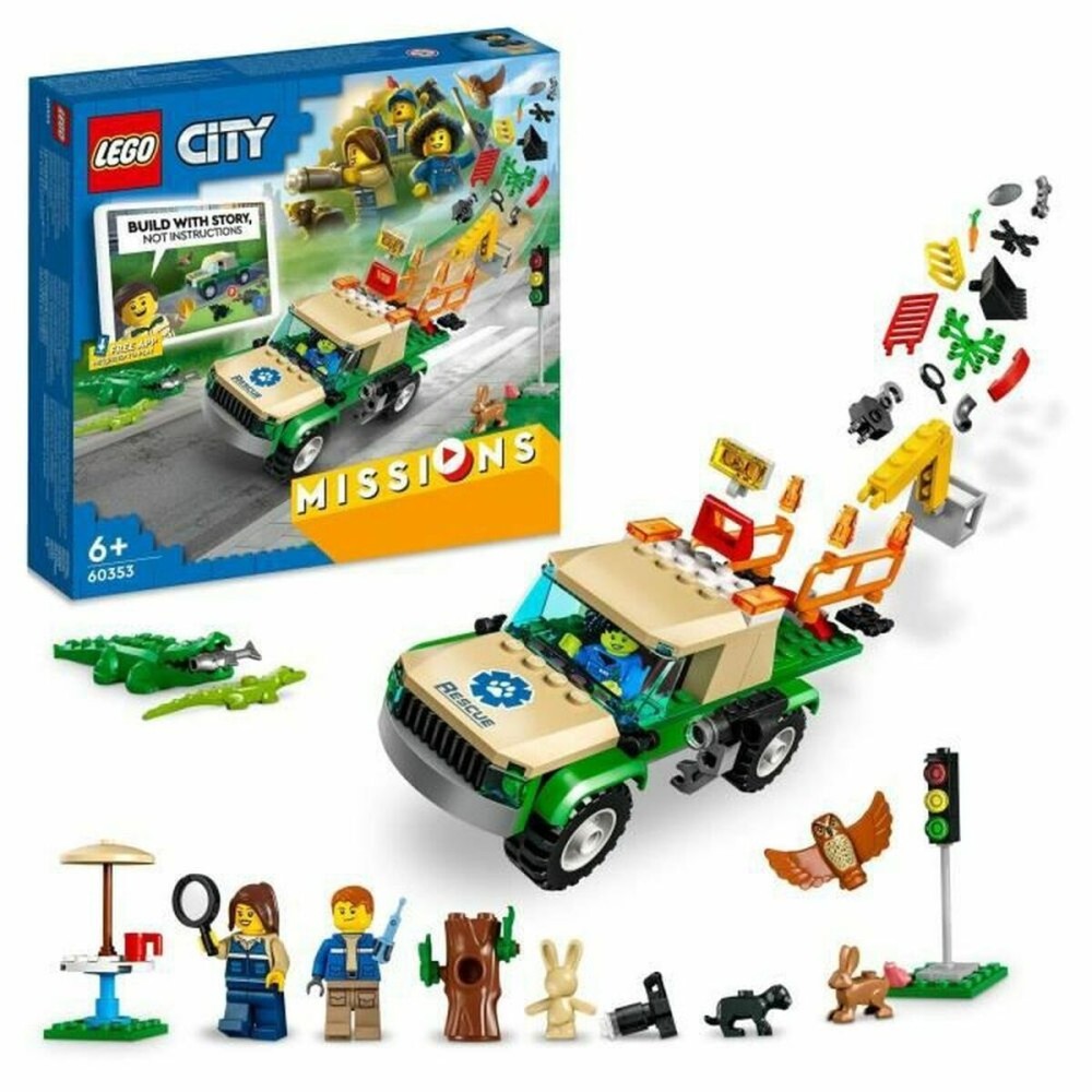 Playset Lego City 60353 Wild Animal Rescue Missions (246 Pièces)