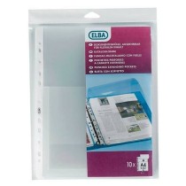 Housses Elba Soufflet 100 Pièces Pack Transparent A4 (10 Pièces)