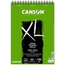 Bloc à dessin Canson XL Drawing Blanc A4 5 Unités 50 Volets 160 g/m2