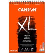 Bloc à dessin Canson XL Esboso 20 Volets Blanc Naturel A4 5 Unités 90 g/m²