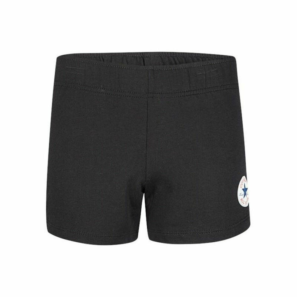 Sportshorts für Kinder Converse  Chuck Patch Schwarz