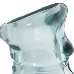 Vase aus recyceltem Glas Alexandra House Living Durchsichtig Kristall 24 x 23 x 42 cm