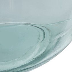 Vase aus recyceltem Glas Alexandra House Living Durchsichtig Kristall 24 x 23 x 42 cm