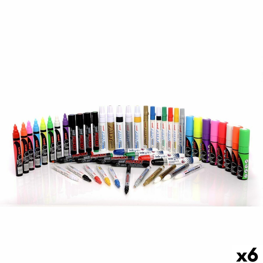 Marqueur pour tableau blanc Uni-Ball (6 Unités)