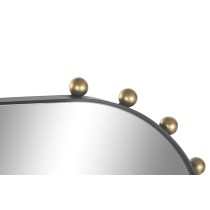 Miroir mural Home ESPRIT Noir Doré Moderne