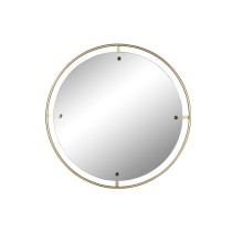 Miroir mural Home ESPRIT Doré 90 x 2 x 90 cm