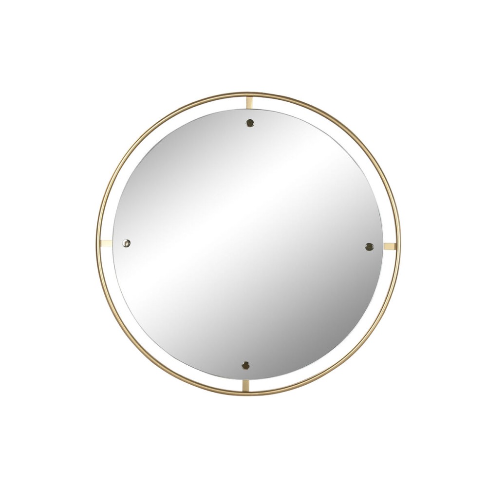 Wall mirror Home ESPRIT Golden 90 x 2 x 90 cm