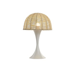 Tischlampe Home ESPRIT Weiß Braun 50 W 220 V
