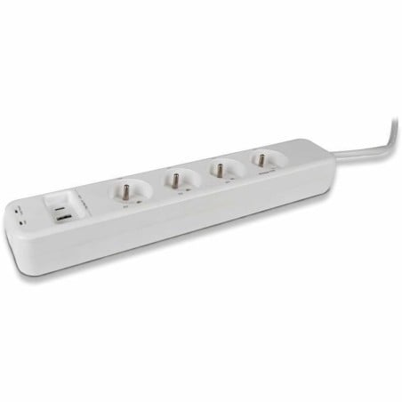 Rallonge 4 prises Schuko sans interrupteur SCS SENTINEL SmartPlug 240 V