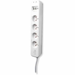 Rallonge 4 prises Schuko sans interrupteur SCS SENTINEL SmartPlug 240 V