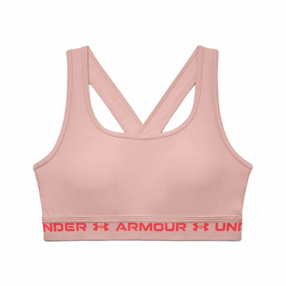 Soutien-gorge de Sport Under Armour  Crossback Mid Rose