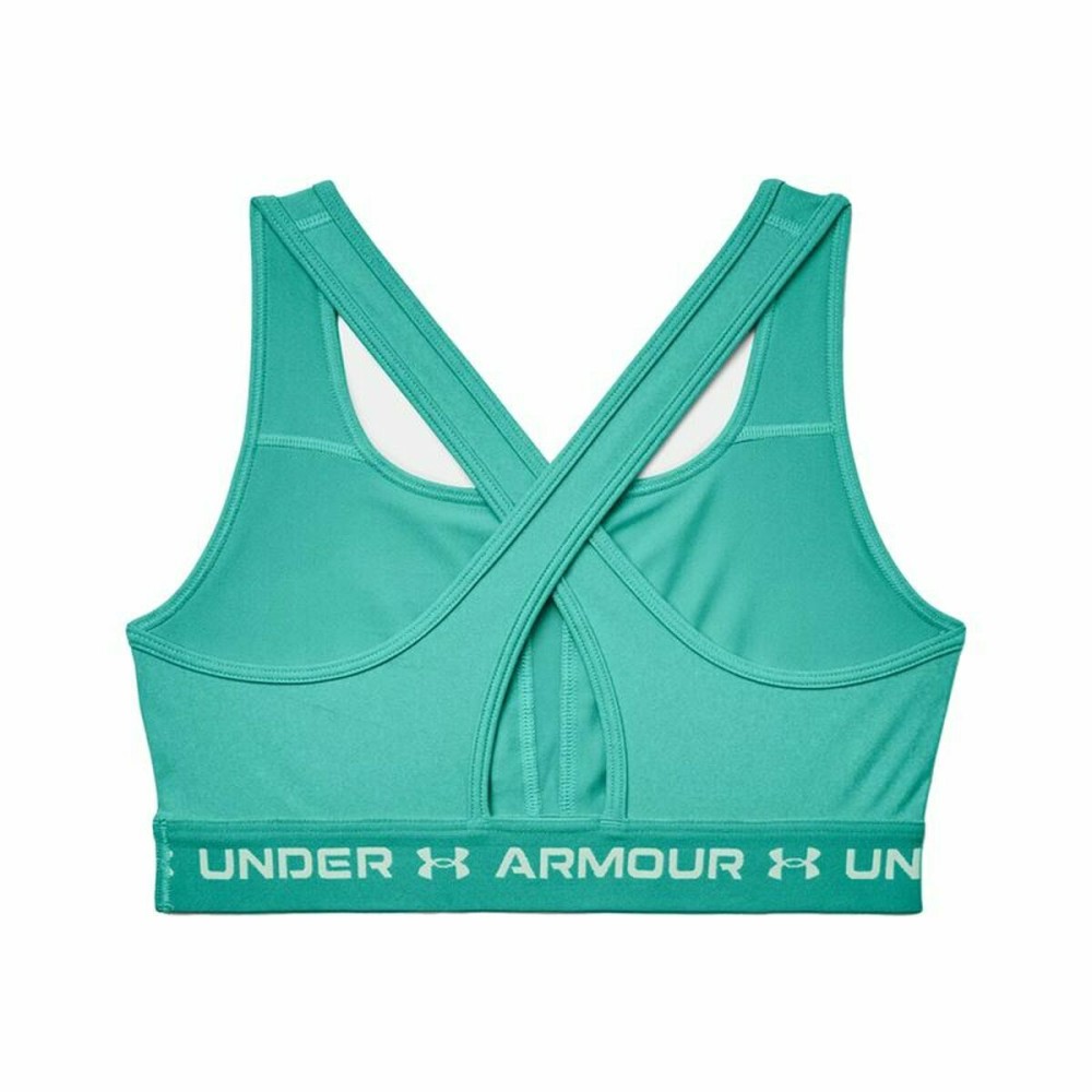 Soutien-gorge de Sport Under Armour  Crossback Mid Aigue marine