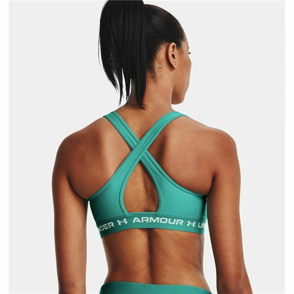 Soutien-gorge de Sport Under Armour  Crossback Mid Aigue marine