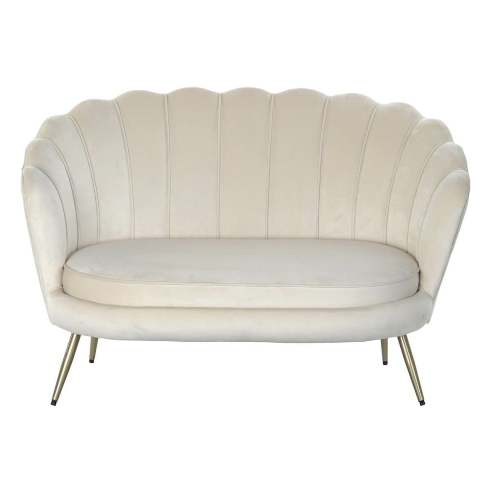 Sofa Home ESPRIT Creme 130 x 77 x 83 cm