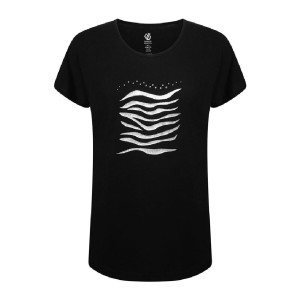 T-shirt à manches courtes femme Dare 2b Emanation Noir