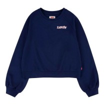 Sweatshirt ohne Kapuze für Mädchen Levi's Benchwarmer Dunkelblau