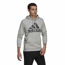 Men’s Hoodie Adidas  Essentials Fleece Big Logo Grey