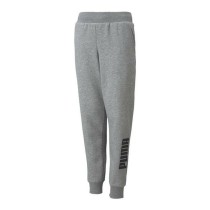 Pantalons de Survêtement pour Enfants Puma Power Logo Gris