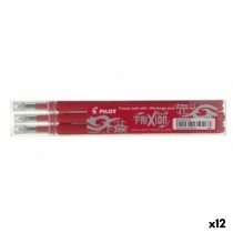 Ersatzteilset Pilot Frixion 0,7 Stift 3 Stücke Rot (12 Stück)