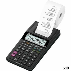 Druckerrechner Casio HR-8RCE Schwarz (10 Stück)